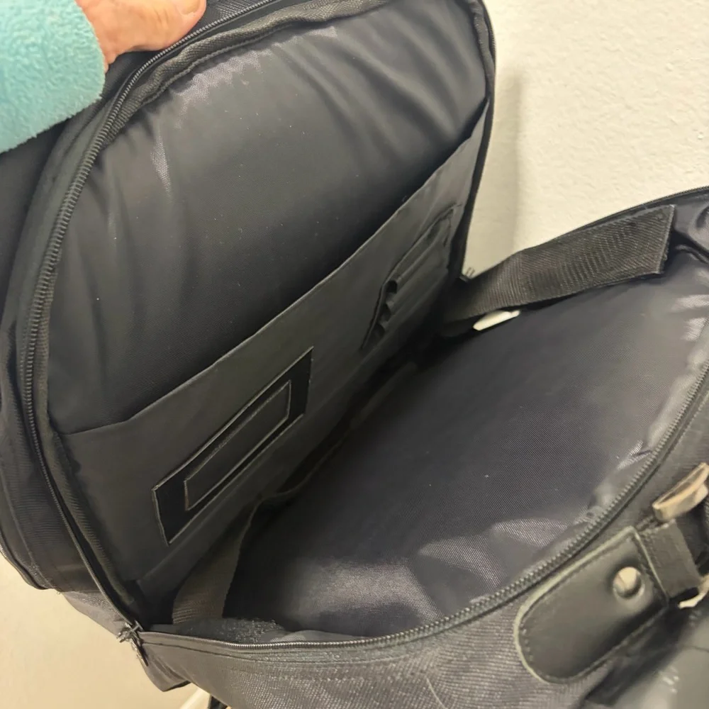 Black Laptop Multi-Compartment Backpack Work Bag - Like New